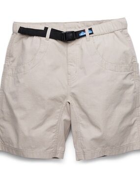 Kavu Chilli Lite Short Men’s Fossil Shorts with Black Webbing Belt Size Large